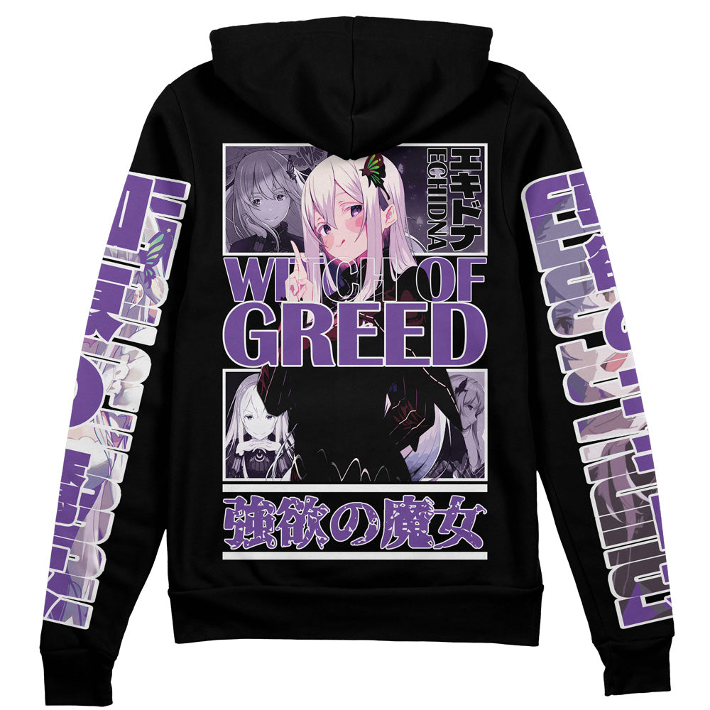 Echidna Re: Zero Streetwear Zip Hoodie Jacket