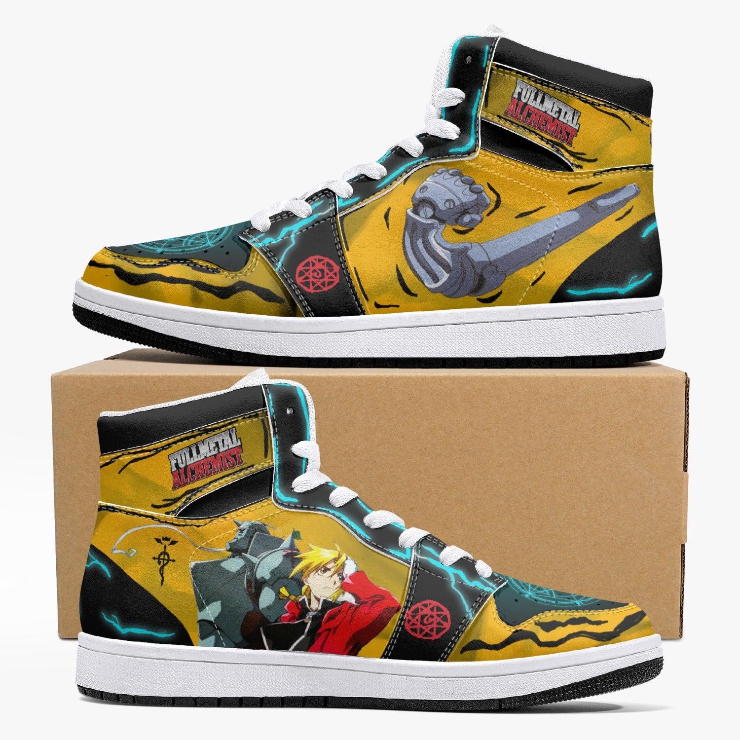 Edward and Alphonse Elric Fullmetal Alchemist Mid 1 Basketball Shoes