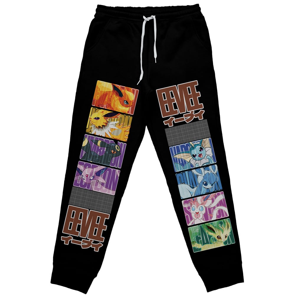 Eeveelution Pokemon Streetwear Sweatpants