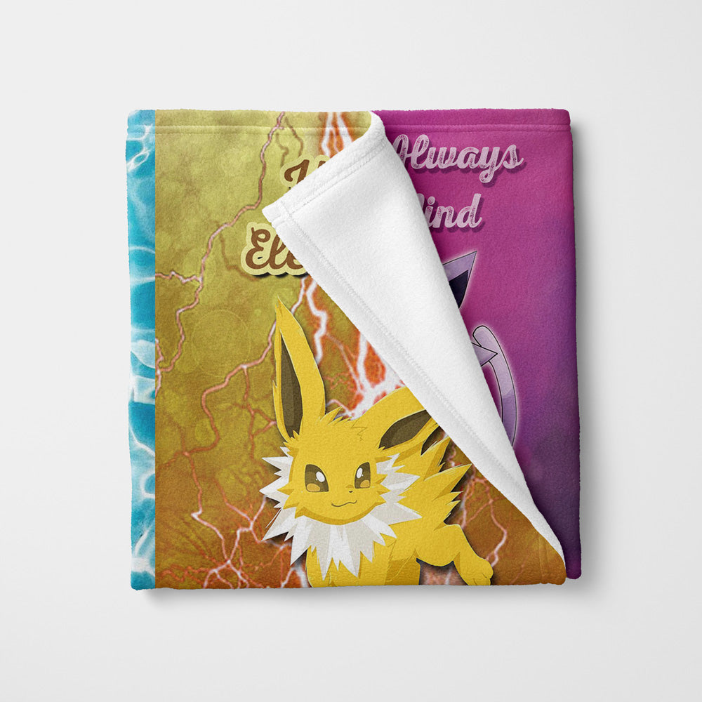 Eeveelutions Love Quotes Pokemon Blanket