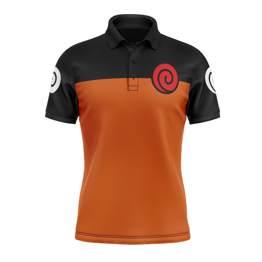 Trippy Naruto Baryon Mode Boruto Polo Goft Shirt