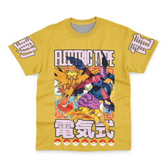 Electric Type Pokemon Streetwear T-Shirt