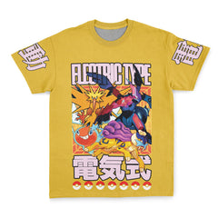 Electric Type Pokemon Streetwear T-Shirt