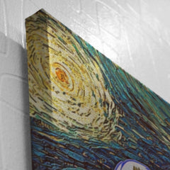 Epic Battle Dragonball Z Starry Night Canvas Print Wall Art