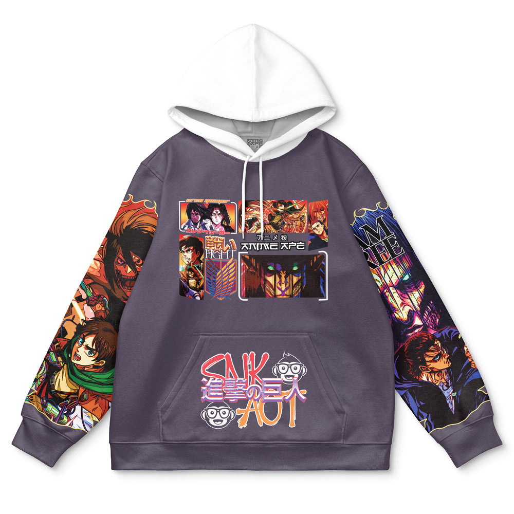 Eren Yeager Story Attack on Titan Streetwear Hoodie