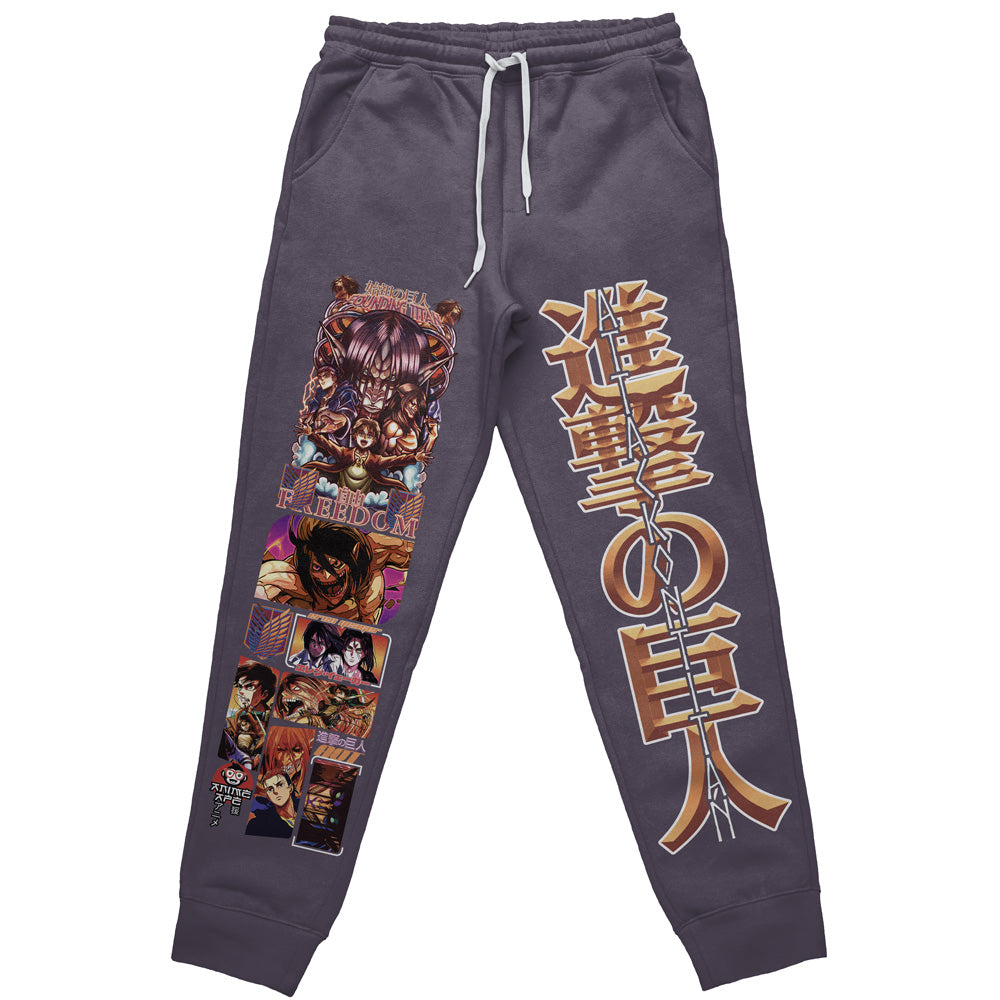 Eren Yeager Story Attack on Titan Streetwear Sweatpants