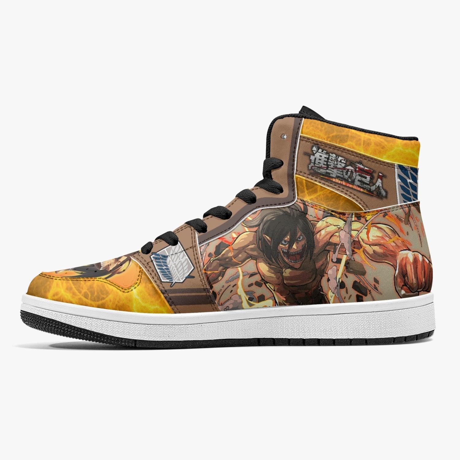 Eren Yeager Attack Titan Attack on Titan Mid 1 Basketball Shoes