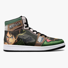 Eren Yeager Survey Corps Attack on Titan Mid 1 Basketball Shoes for Kids