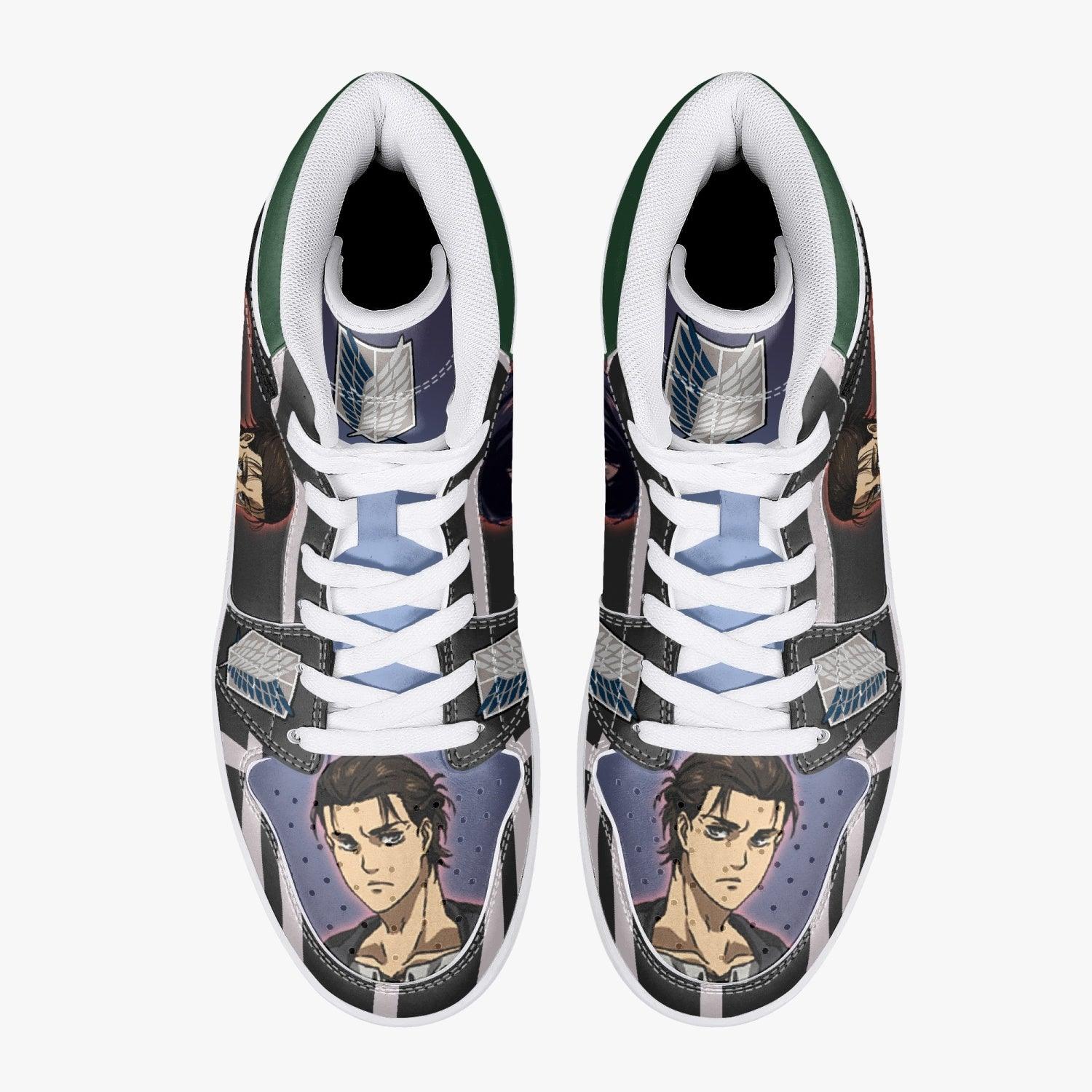 Eren Yeager Timeskip Attack on Titan Mid 1 Basketball Shoes