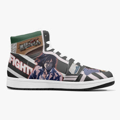 Eren Yeager Timeskip Attack on Titan Mid 1 Basketball Shoes for Kids