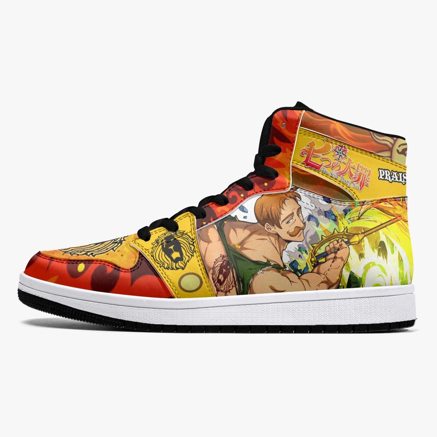 Escanor Praise The Sun Seven Deadly Sins Mid 1 Basketball Shoes for Kids