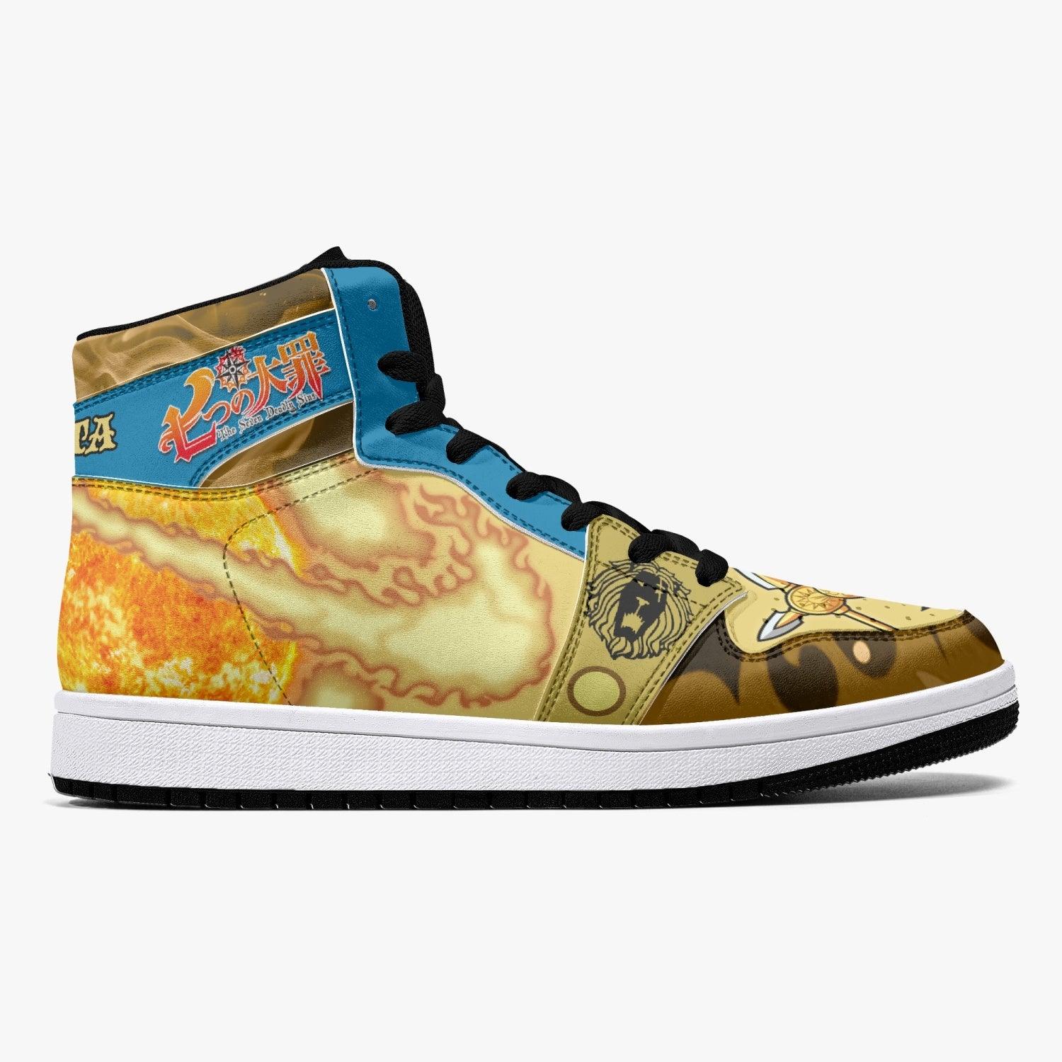 Escanor Rhitta Seven Deadly Sins Mid 1 Basketball Shoes for Kids