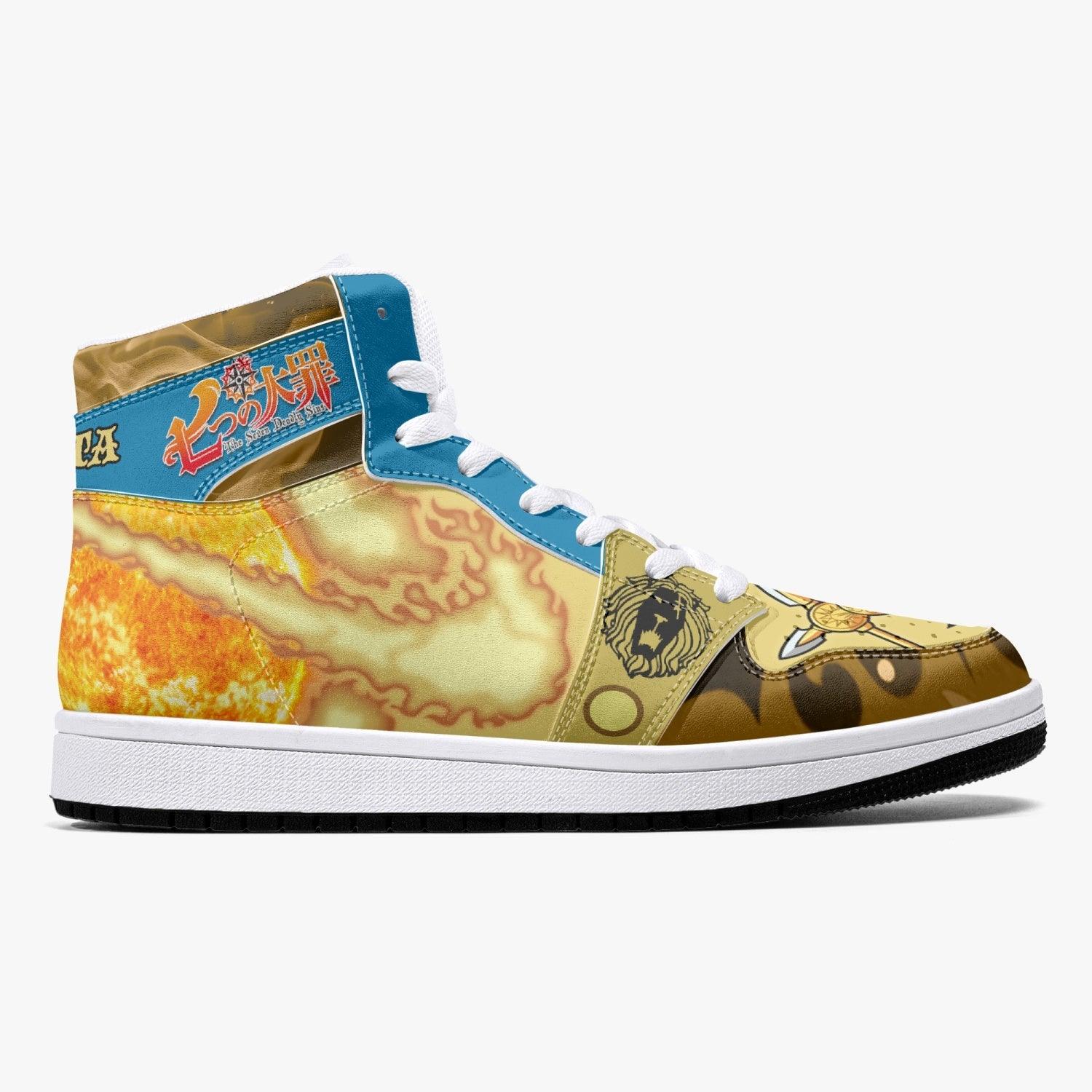 Escanor Rhitta Seven Deadly Sins Mid 1 Basketball Shoes for Kids