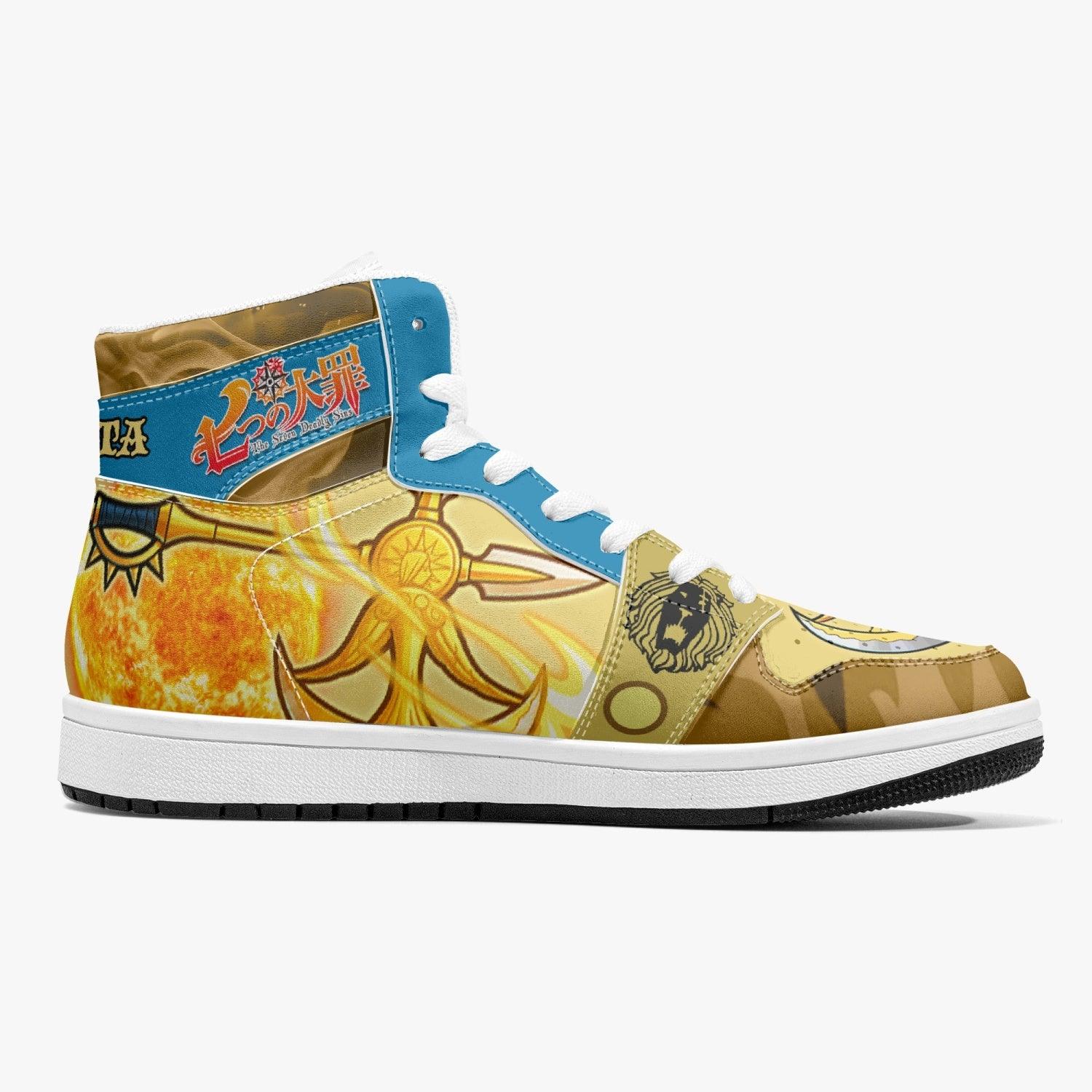 Escanor Rhitta Seven Deadly Sins Mid 1 Basketball Shoes for Kids