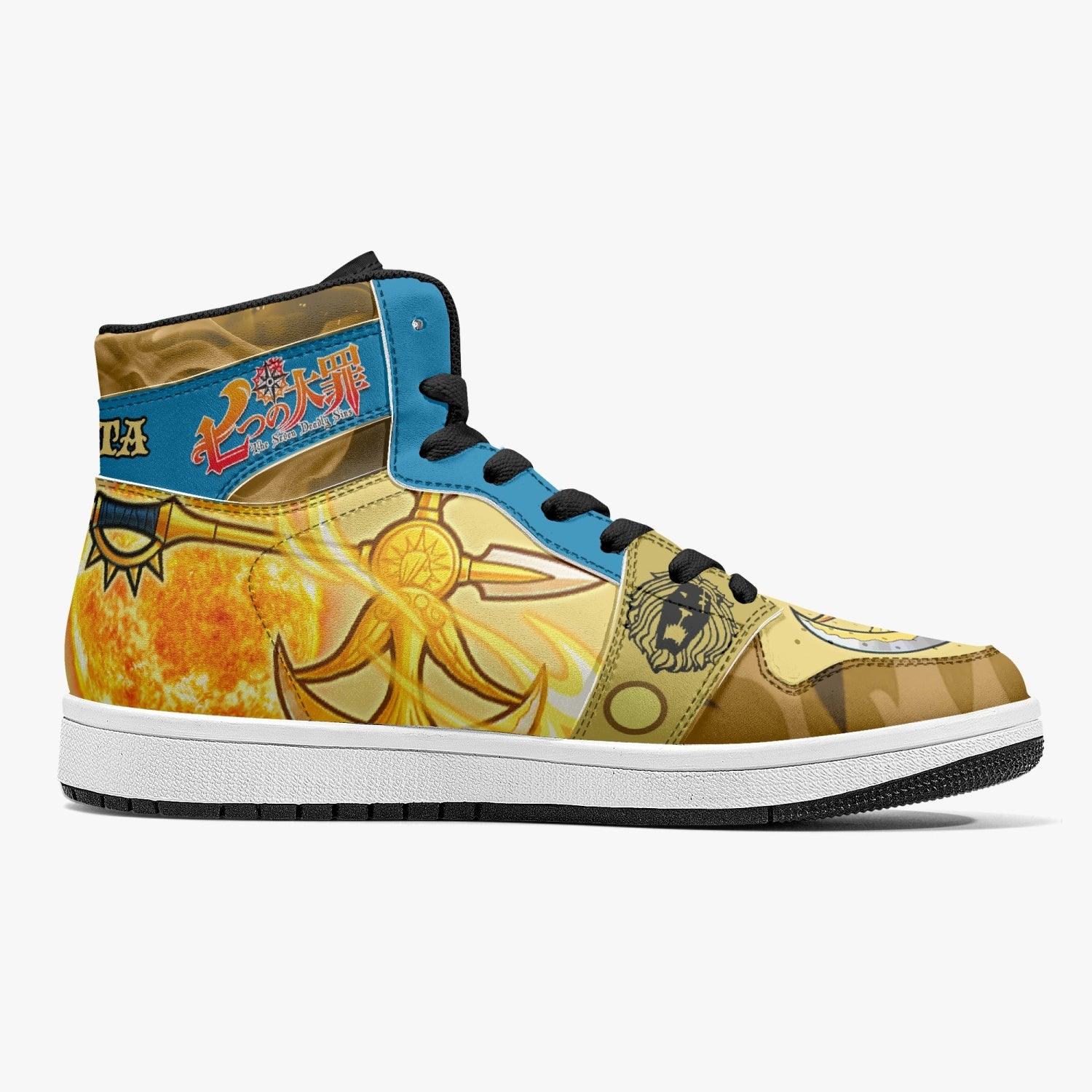 Escanor Rhitta Seven Deadly Sins Mid 1 Basketball Shoes for Kids