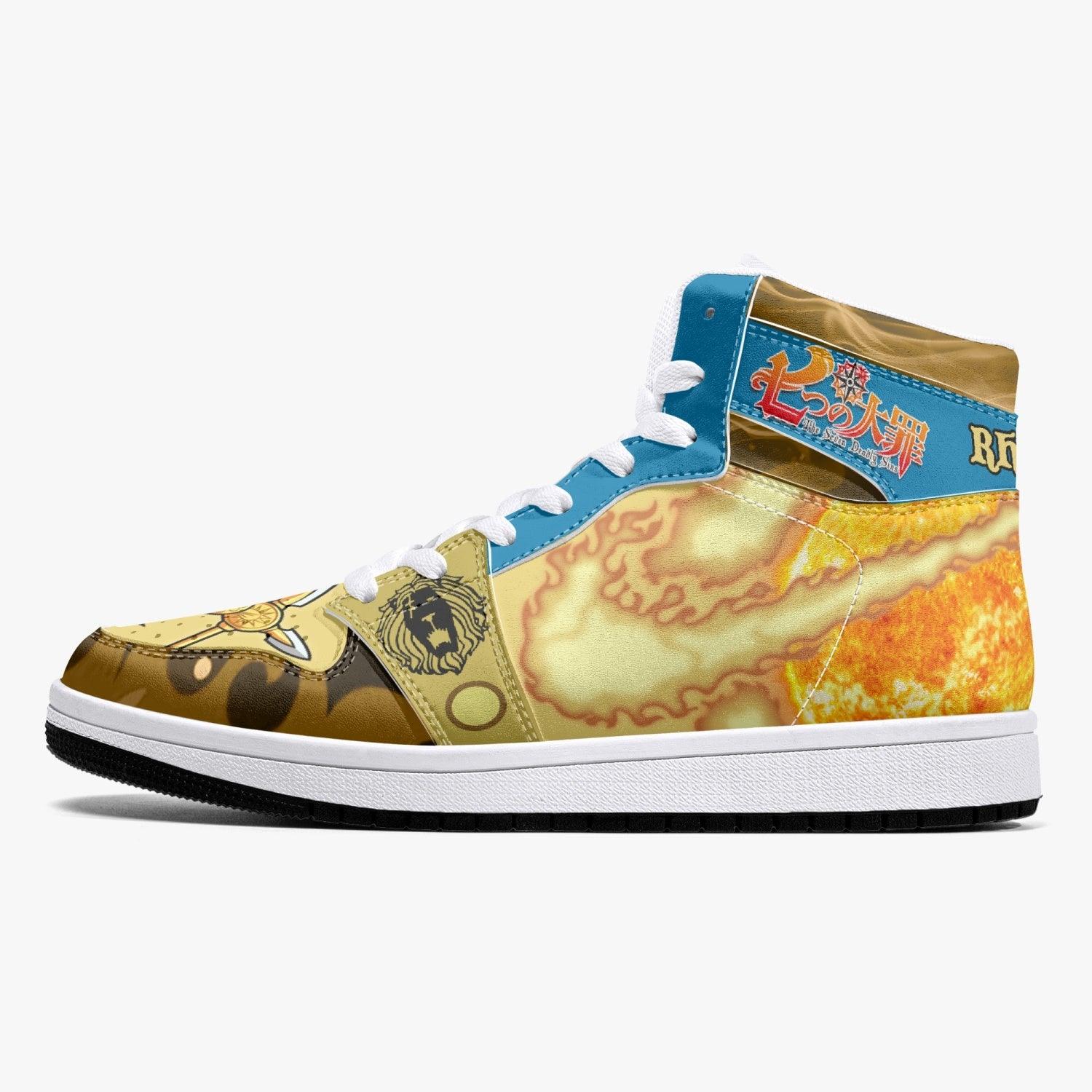 Escanor Rhitta Seven Deadly Sins Mid 1 Basketball Shoes for Kids