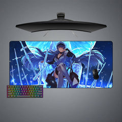 Esdeath The Ice Queen Design M-XXL Size Gaming Mouse Pad, Computer Desk Mat