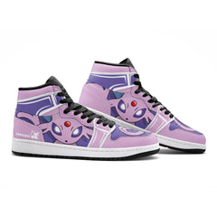 Espeon Pokemon Mid 1 Basketball Shoes