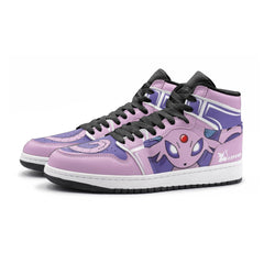 Espeon Pokemon Mid 1 Basketball Shoes