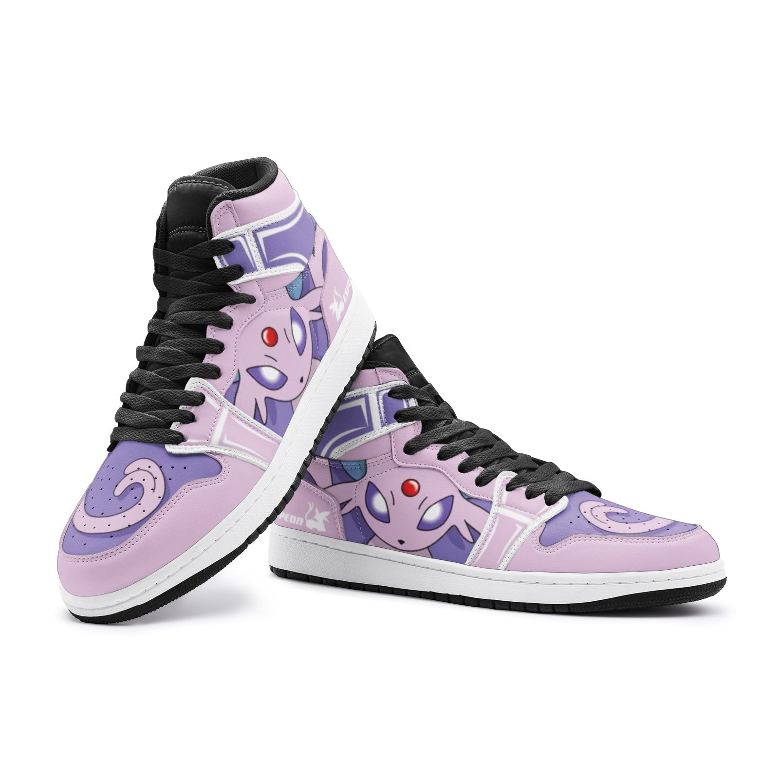 Espeon Pokemon Mid 1 Basketball Shoes