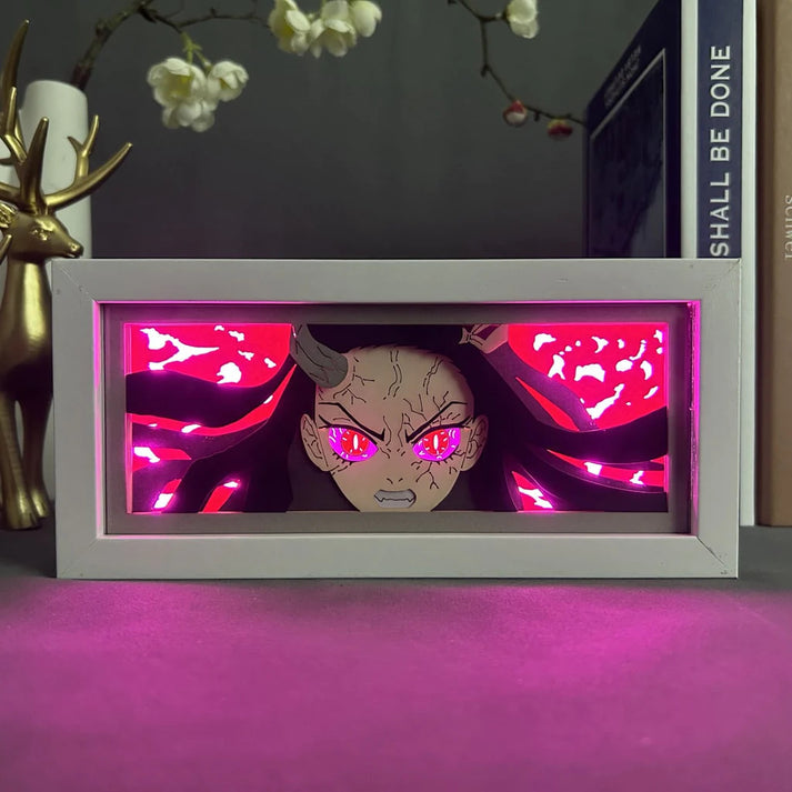 Nysekai "Nezuko Awakened" Demon Slayer Anime Light Box USB cable