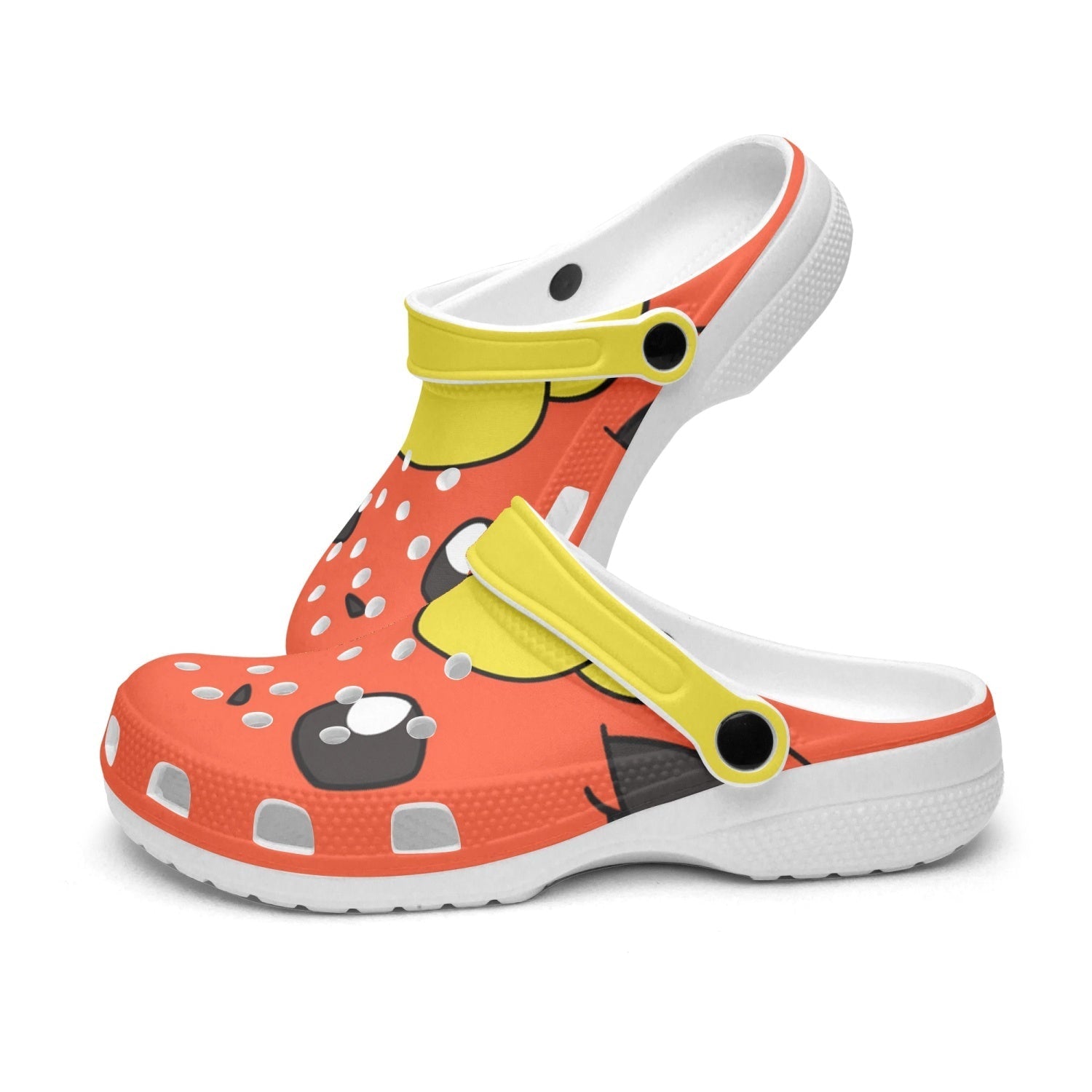 Flareon Pokemon Custom Clogs for Kids