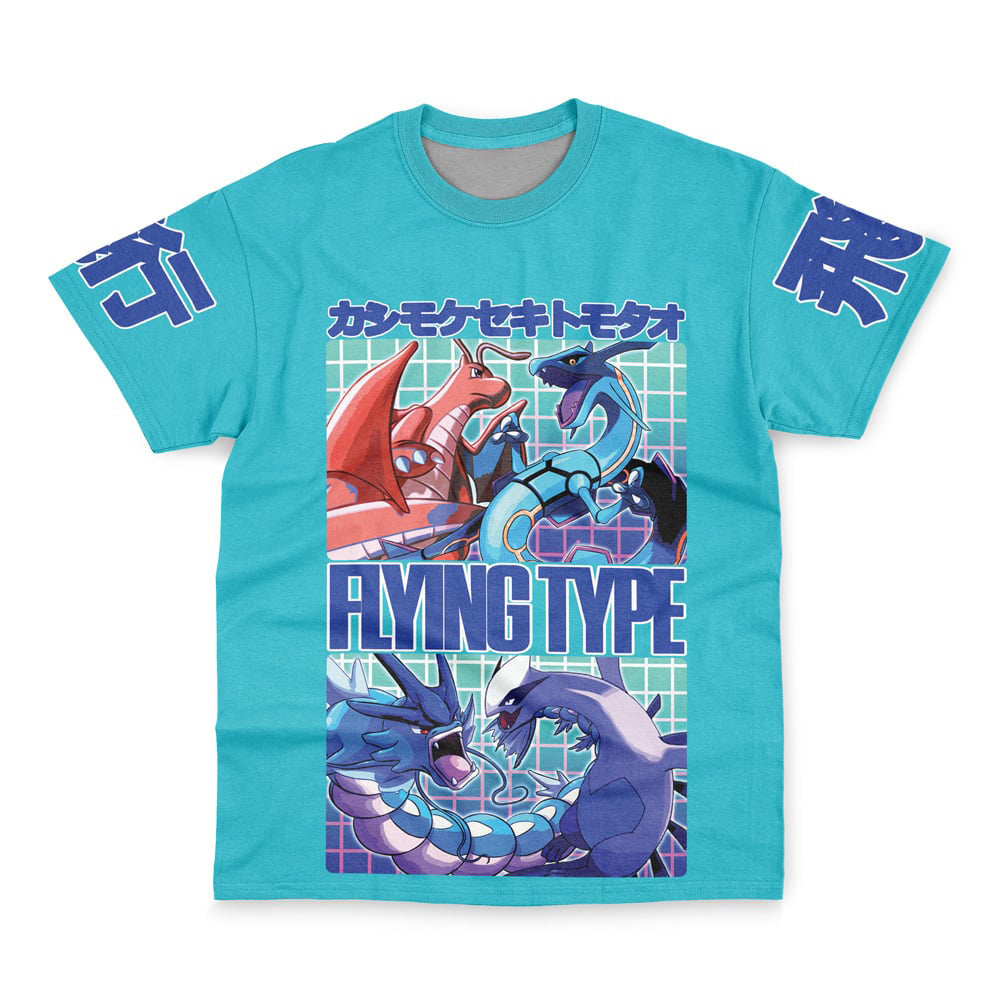 Flying Type Pokemon Streetwear T-Shirt