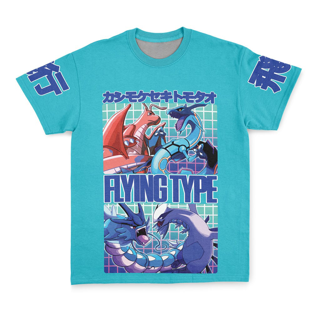 Flying Type Pokemon Streetwear T-Shirt