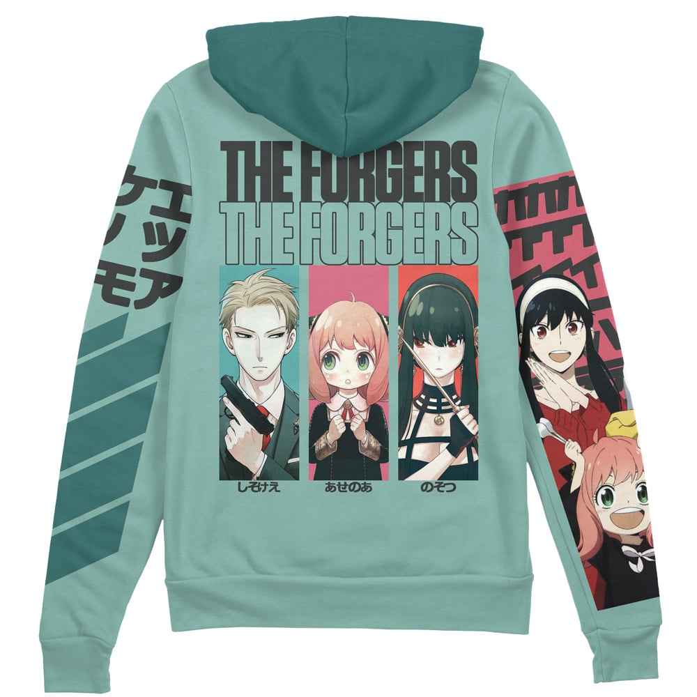 Forgers Spy x Family" Streetwear Zip Hoodie Jacket