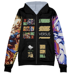 Frieza Saga Dragon Ball Z Streetwear Zip Hoodie Jacket