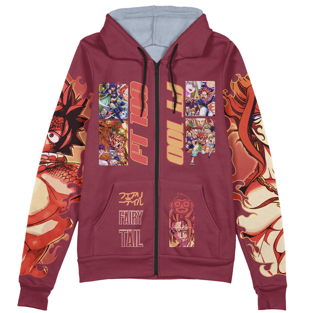 Fairy Tail 100-Year Quest Streetwear Zip Hoodie Jacket