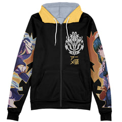 Narberal Gamma Pleiades Overlord Streetwear Zip Hoodie Jacket