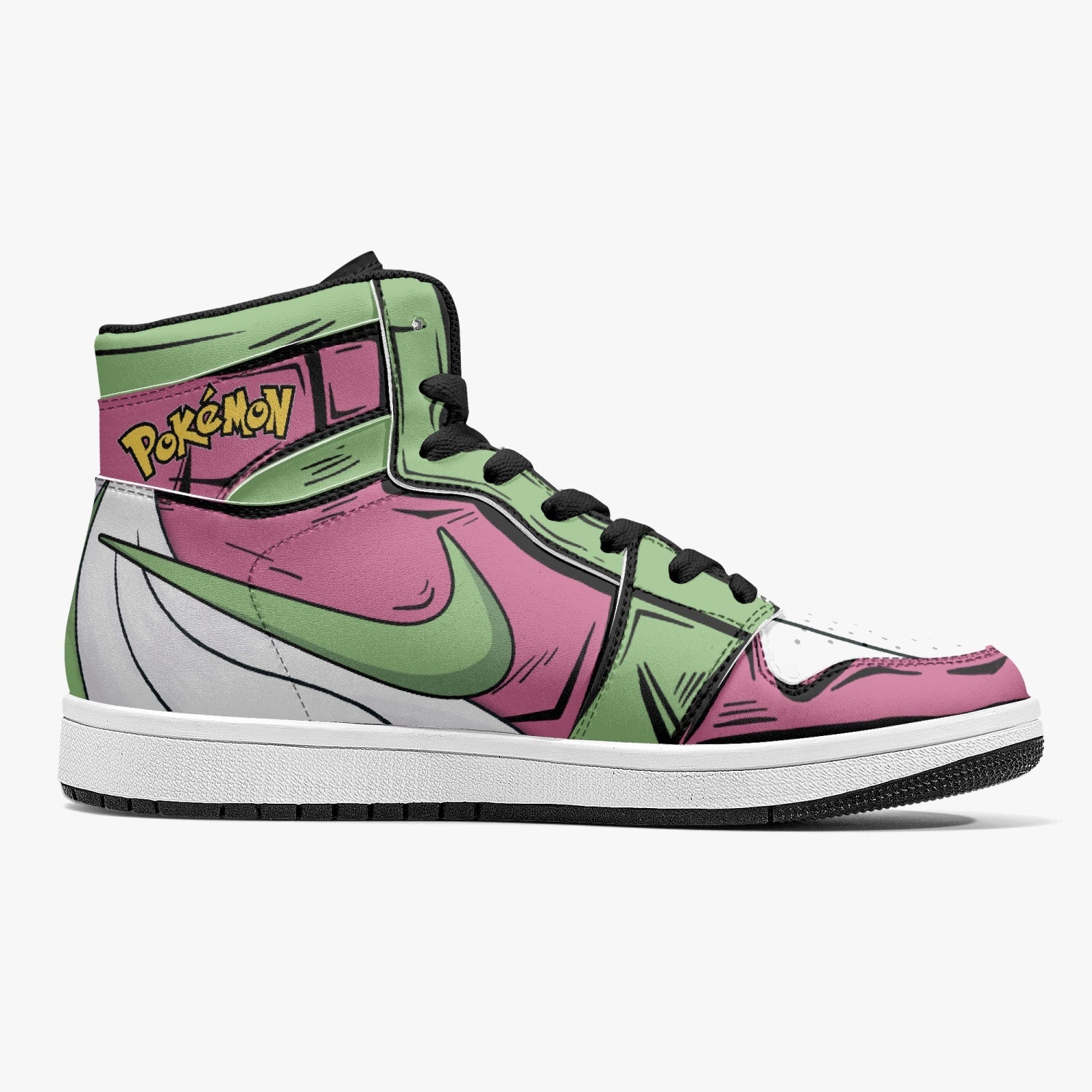 Gardevoir Pokemon Mid 1 Basketball Shoes