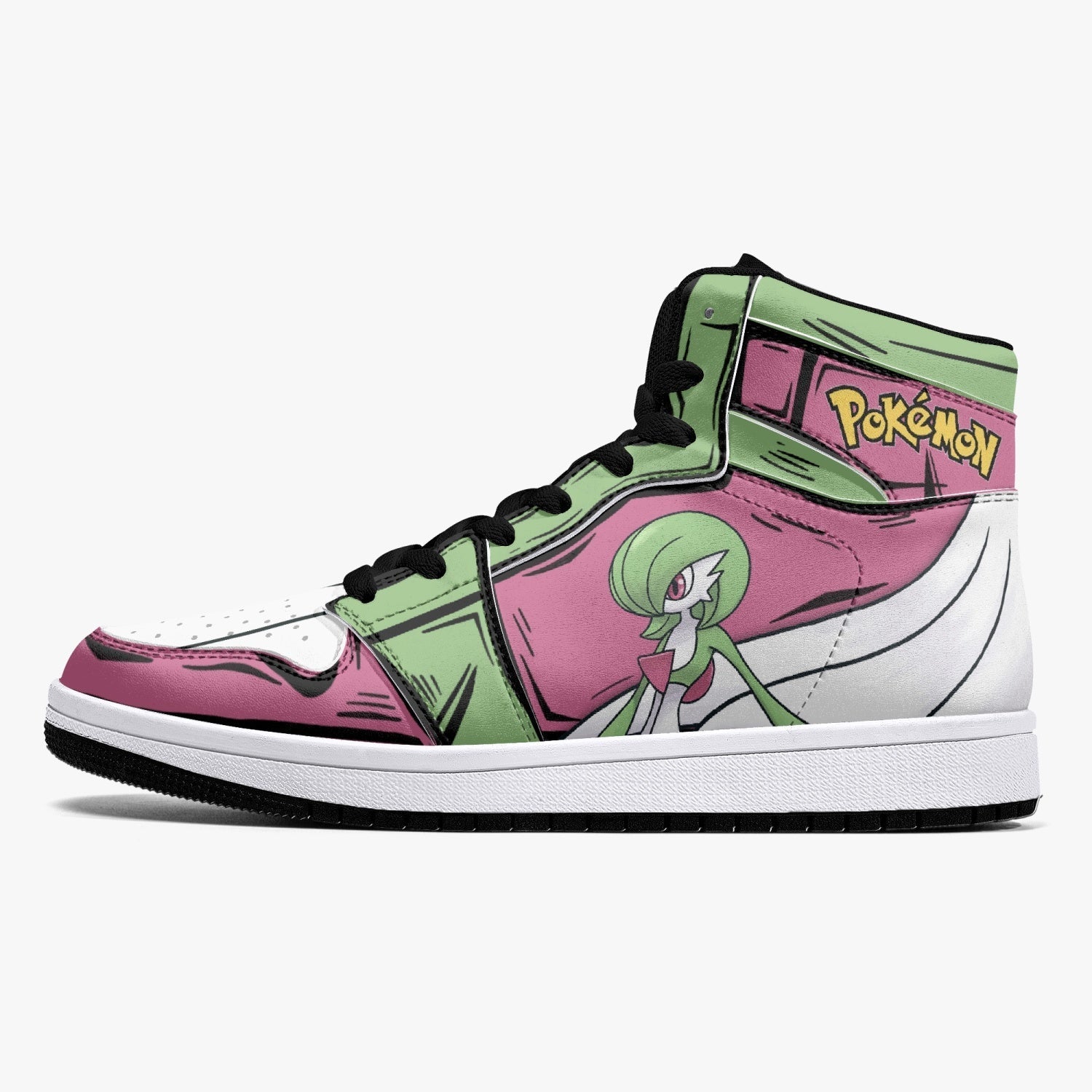 Gardevoir Pokemon Mid 1 Basketball Shoes