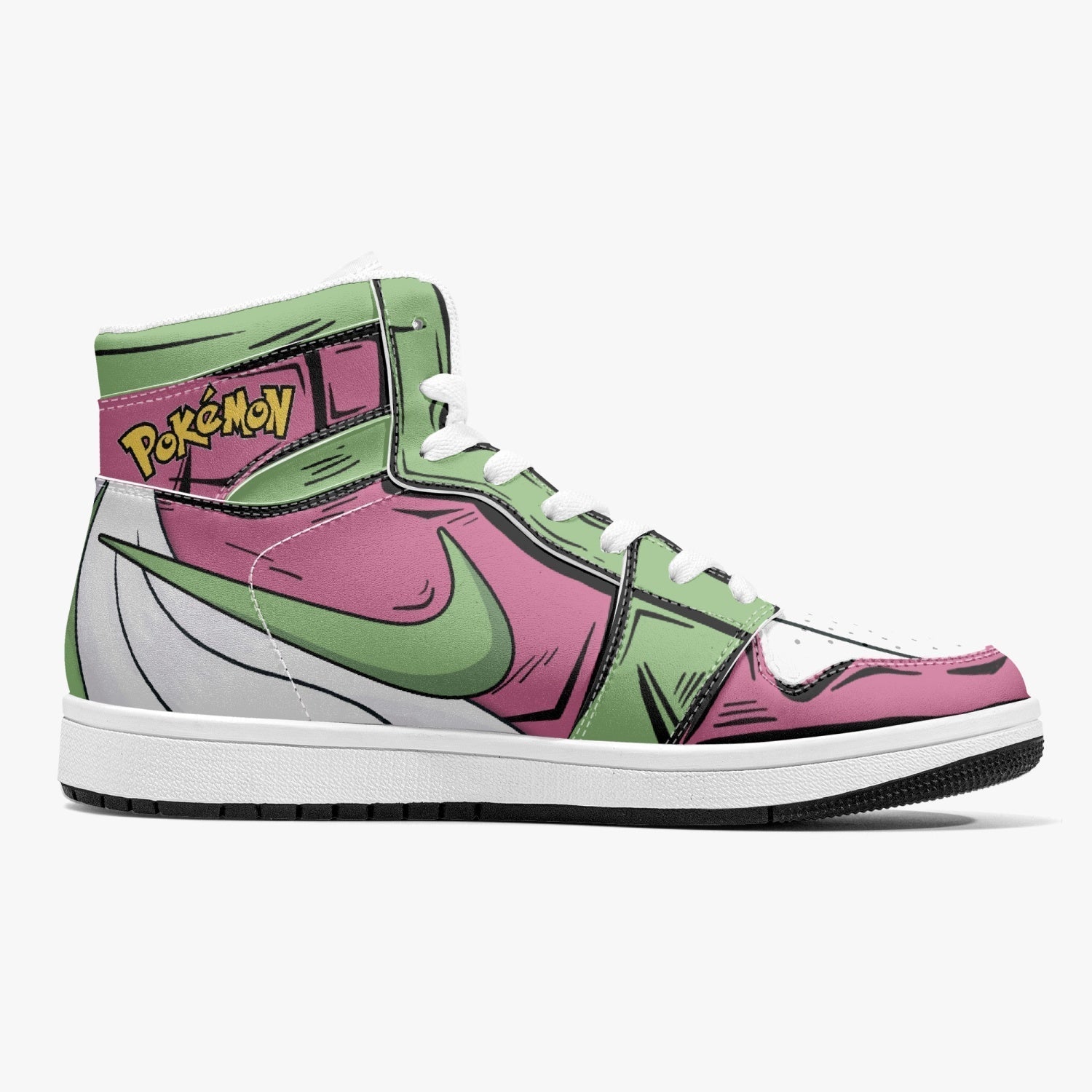 Gardevoir Pokemon Mid 1 Basketball Shoes