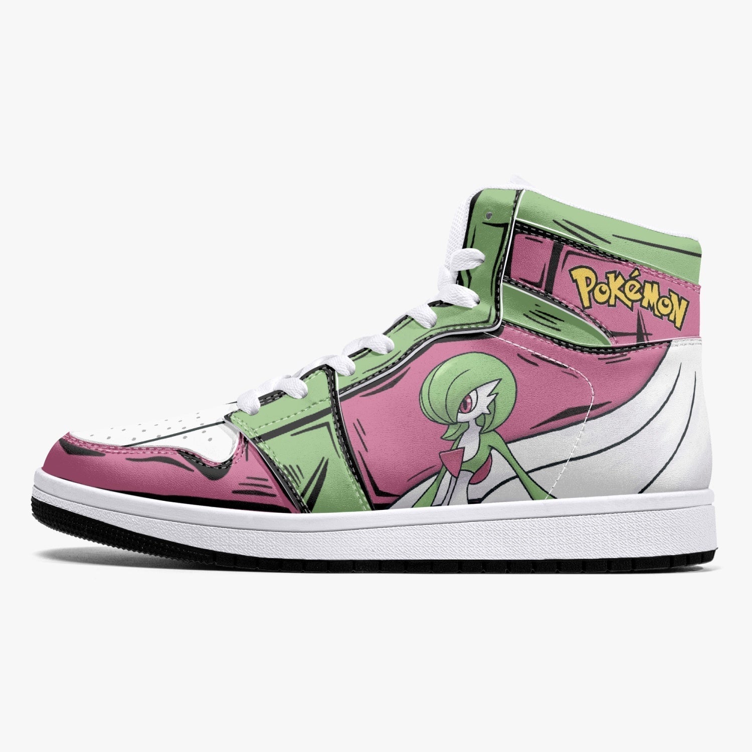 Gardevoir Pokemon Mid 1 Basketball Shoes