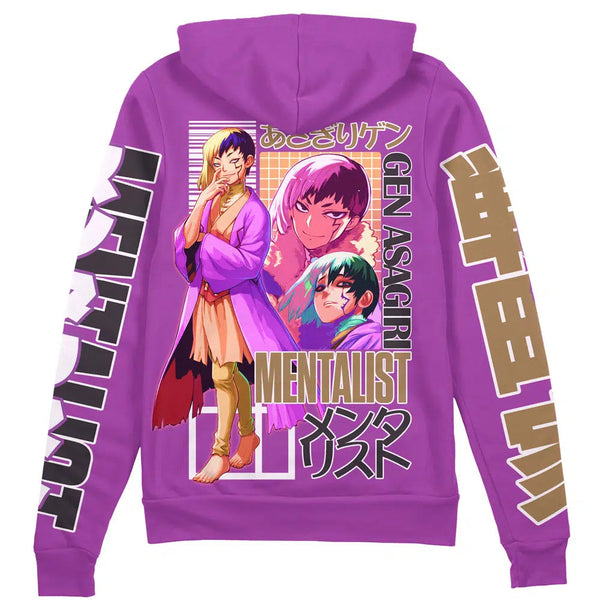 Nysekai Gen Asagiri Dr. Stone Streetwear Zip Hoodie Jacket