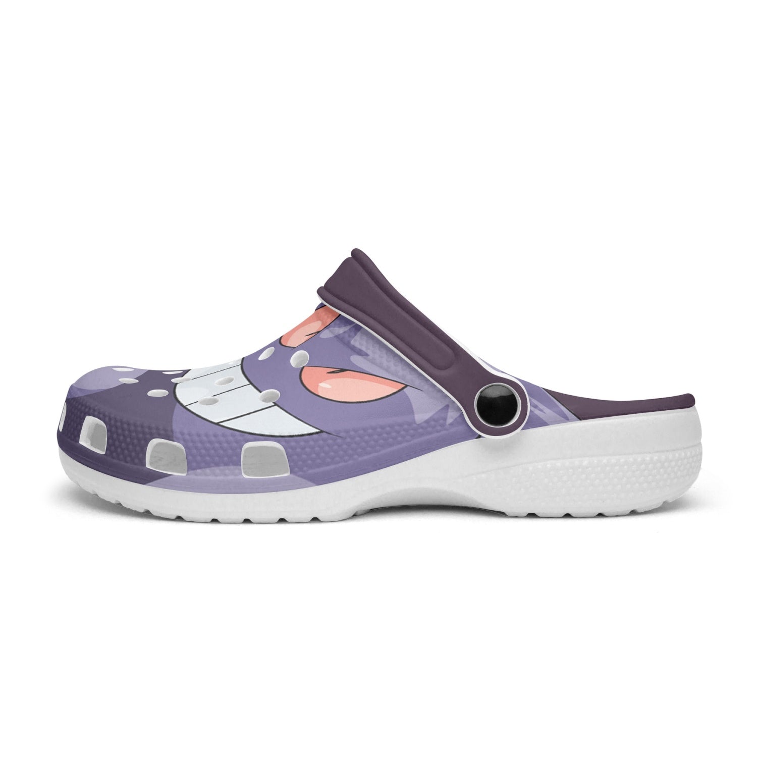 Gengar Pokemon Custom Clogs for Kids