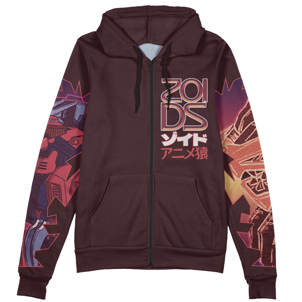 Geno Breaker Zoids Streetwear Zip Hoodie Jacket