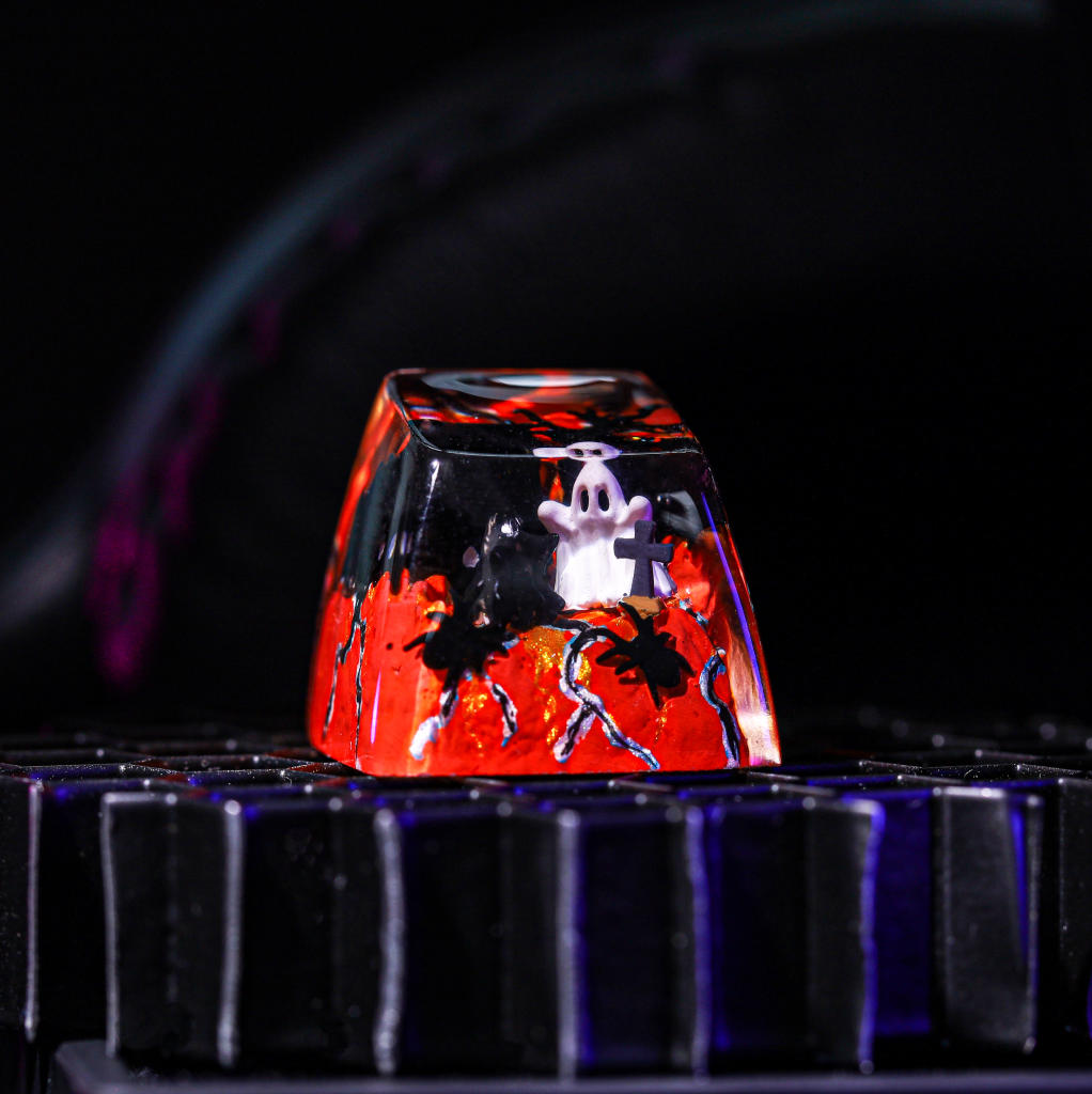 Ghost Halloween keycap ver 2 - Hirosart