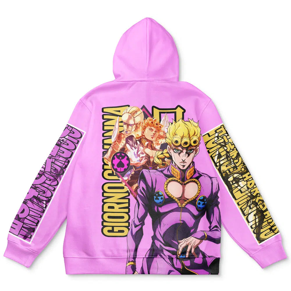 Giorno Giovanna Jojo's Bizarre Adventure Streetwear Hoodie