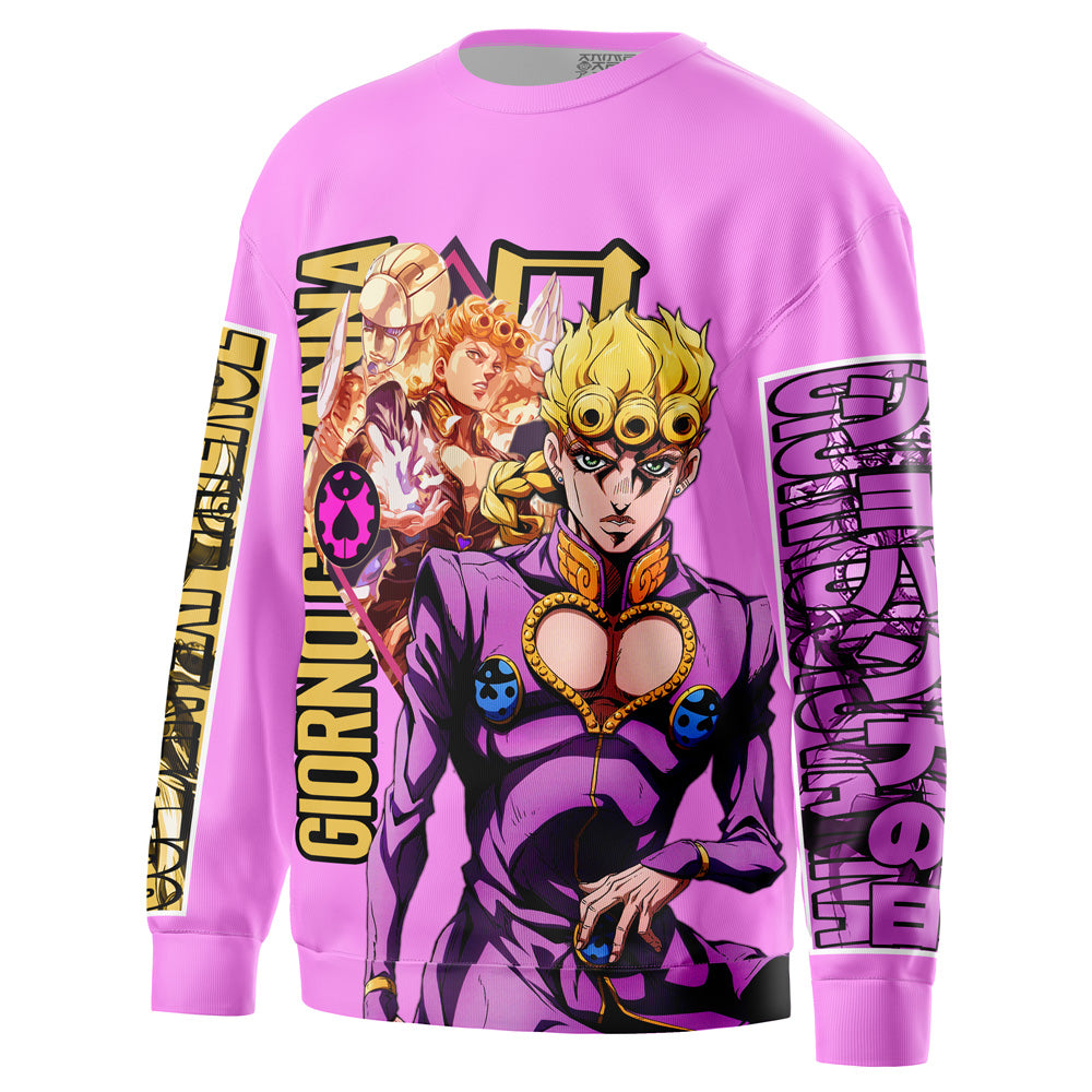 Giorno Giovanna Jojo's Bizarre Adventure Streetwear Sweatshirt