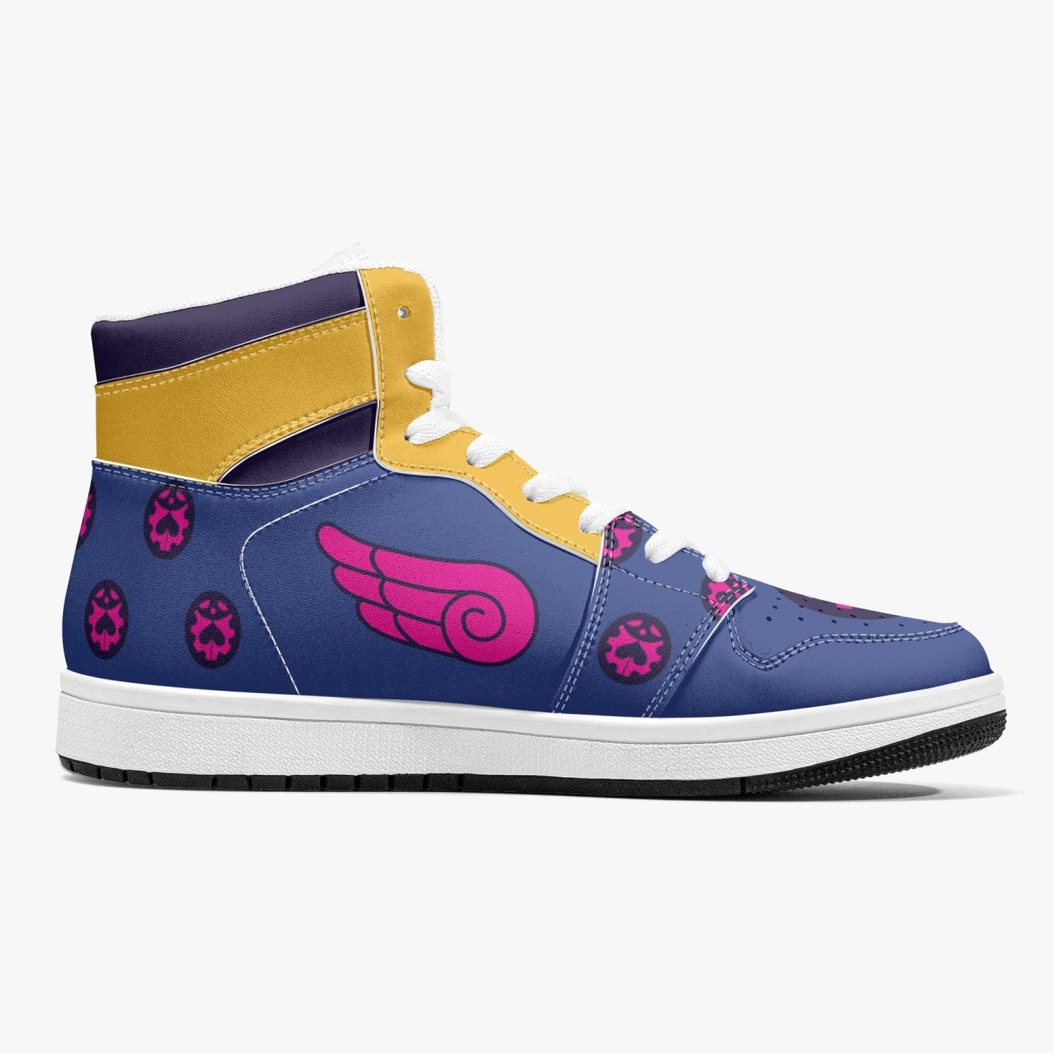 Giorno Giovanna Manga Jojo's Bizarre Adventure Mid 1 Basketball Shoes for Kids