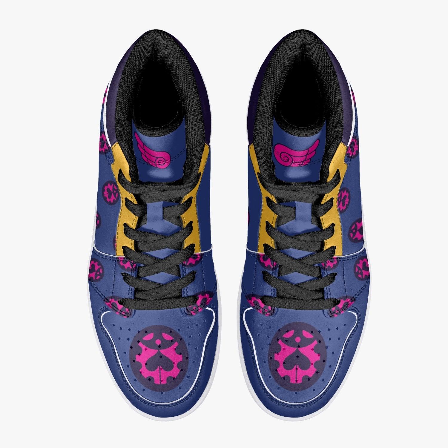 Giorno Giovanna Manga Jojo's Bizarre Adventure Mid 1 Basketball Shoes for Kids