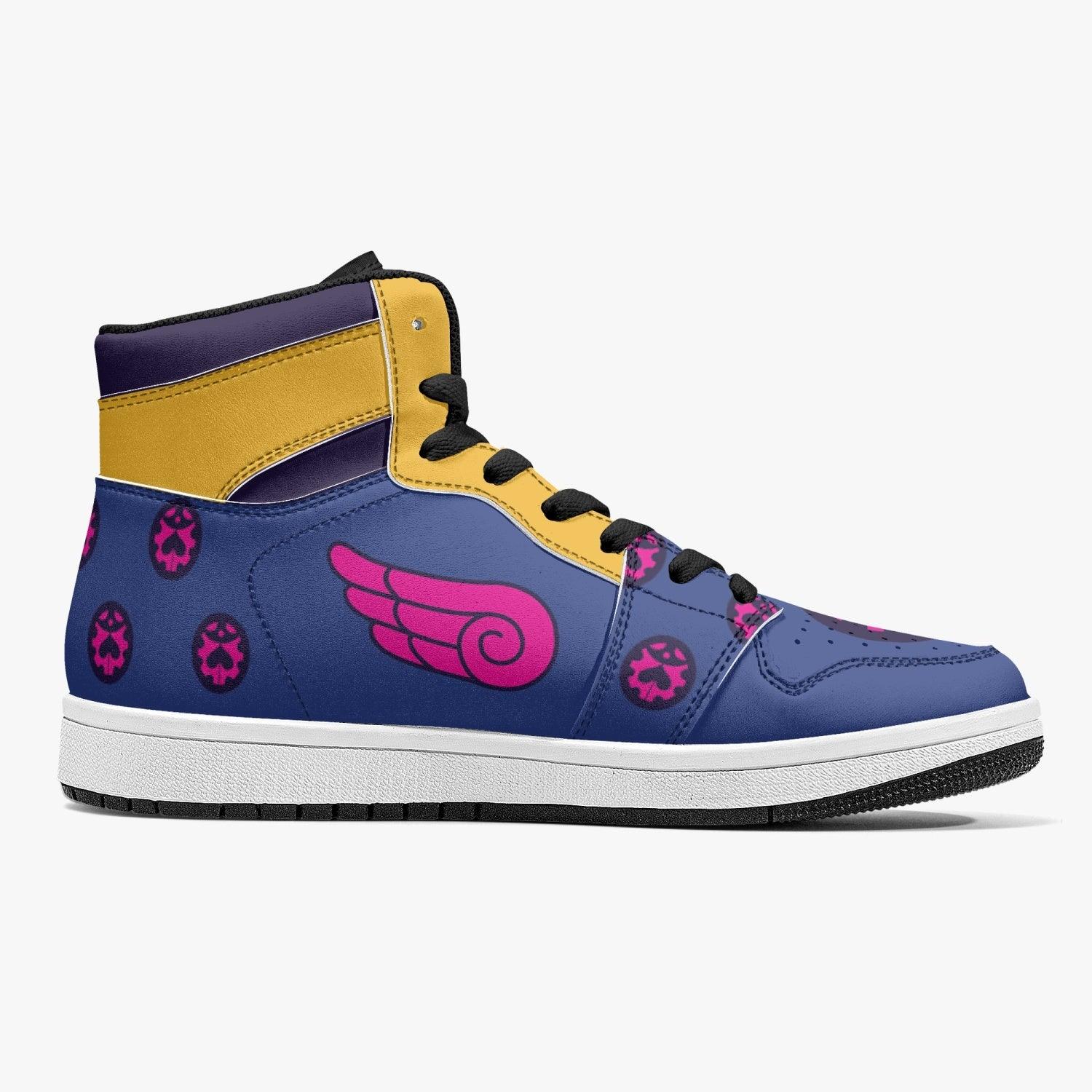 Giorno Giovanna Manga Jojo's Bizarre Adventure Mid 1 Basketball Shoes for Kids