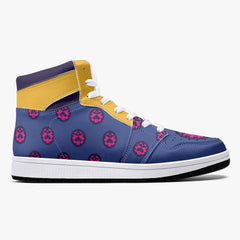 Giorno Giovanna Manga Jojo's Bizarre Adventure Mid 1 Basketball Shoes for Kids