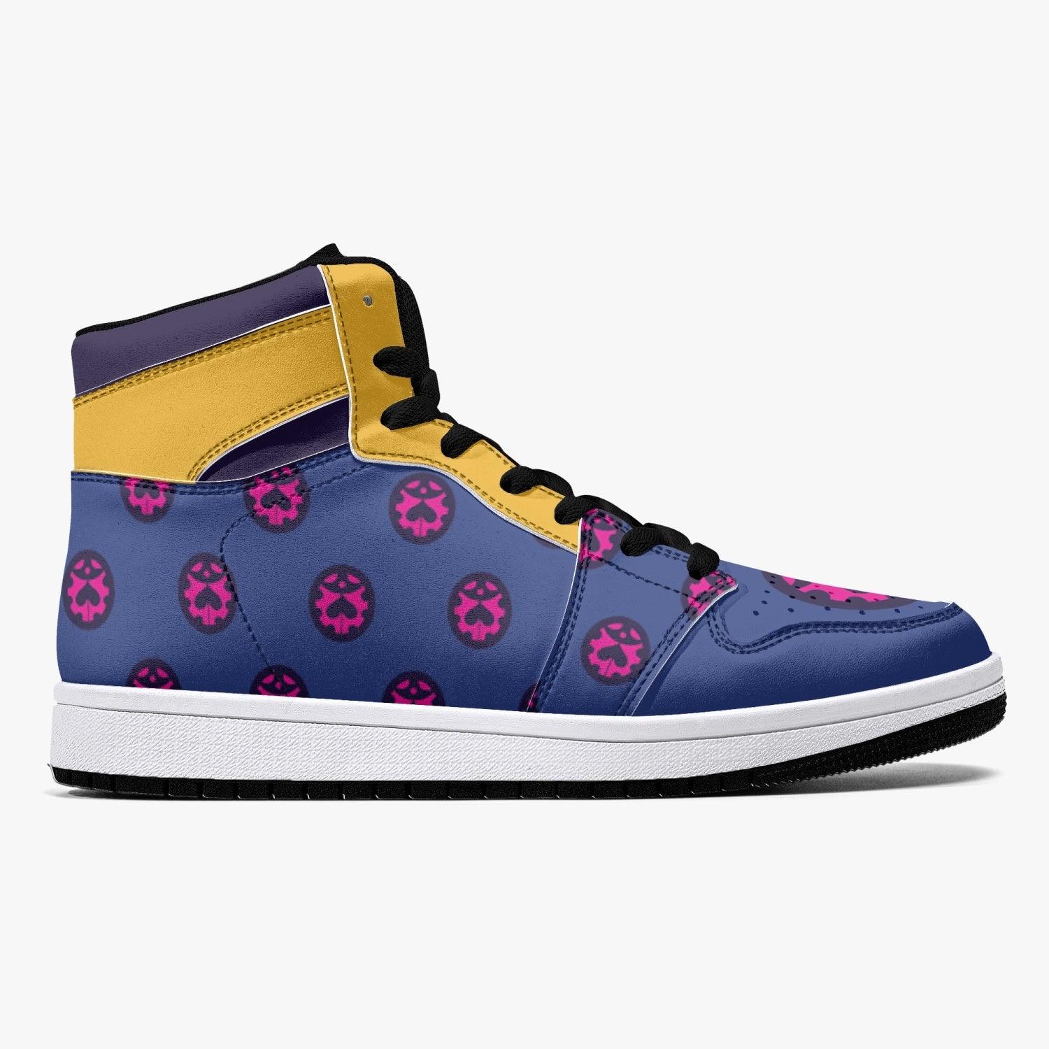 Giorno Giovanna Manga Jojo's Bizarre Adventure Mid 1 Basketball Shoes for Kids