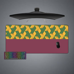 Giyu Half Haori Pattern Design M-XXL Size Gaming Mouse Pad, Computer Desk Mat