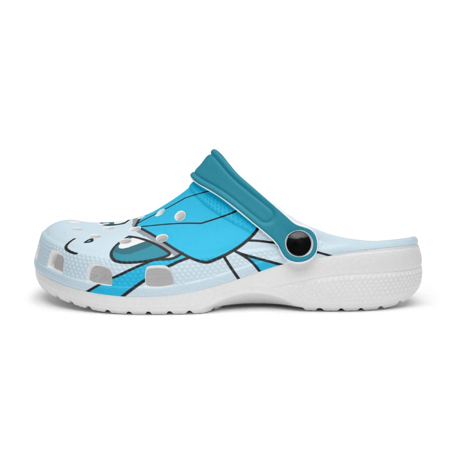 Glaceon Pokemon Custom Clogs