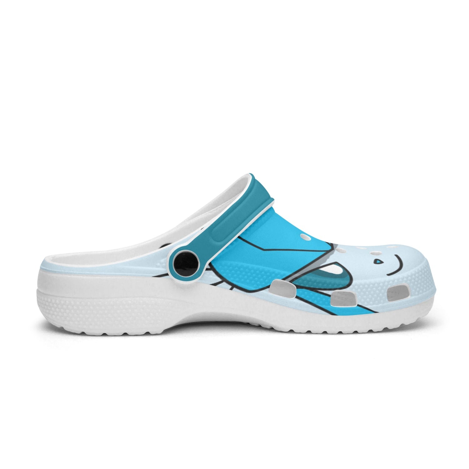 Glaceon Pokemon Custom Clogs for Kids